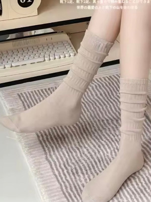 جوراب زیر زانو کبریتی زنانه گرم و ضخیم